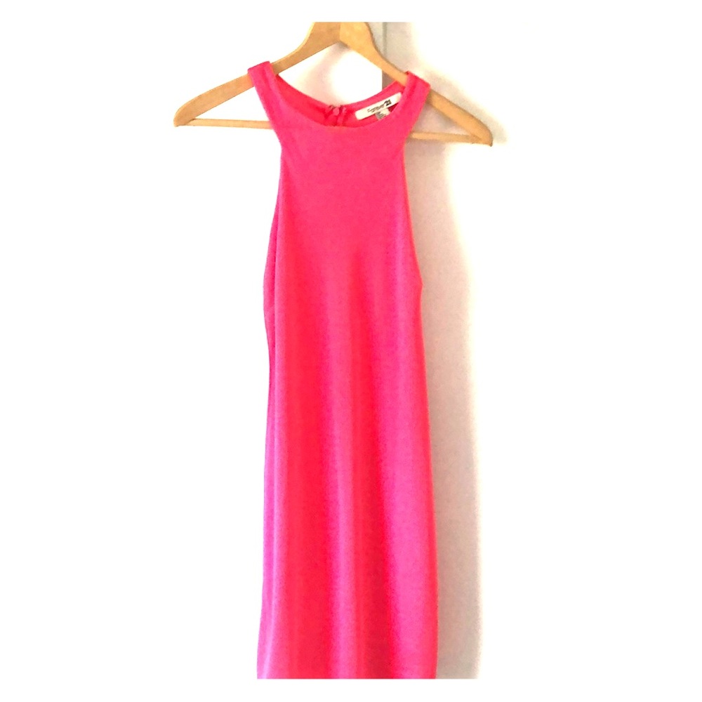 Hot pink cocktail dress